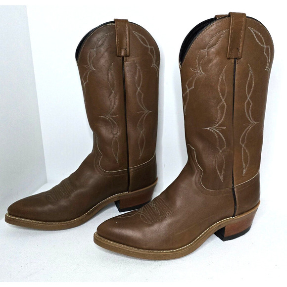 DAN POST WESTERN LEATHER Mens Boots Avonite Sole 10D NEW - Picture 5 of 9